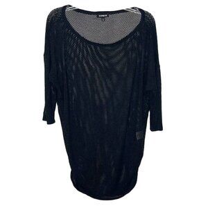 ❤️ 🆕 EXPRESS fish net Netted Blouse Size XS